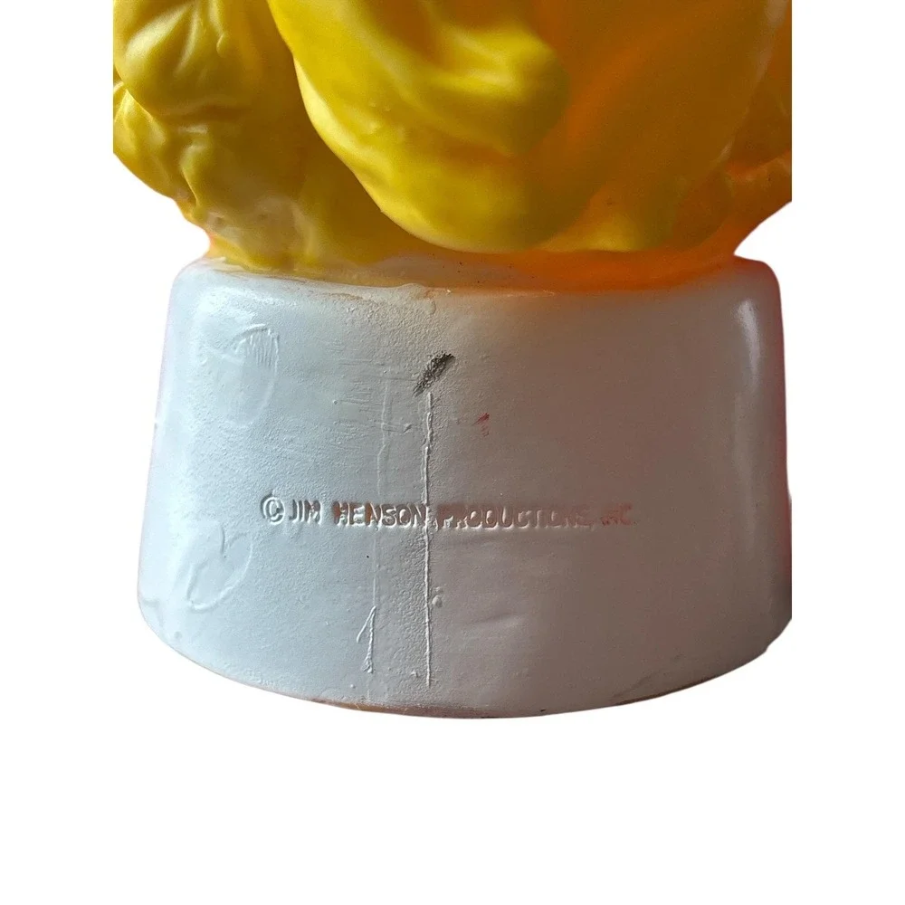 90s Sesame Street Big Bird and Ernie plastic figurines